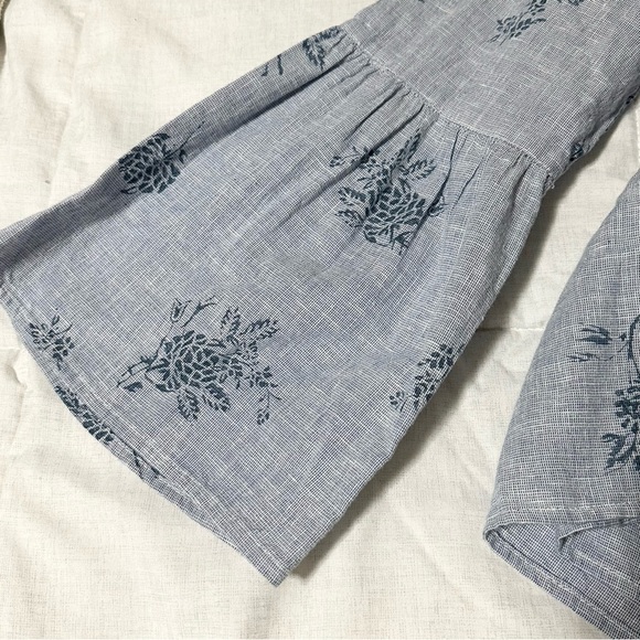 Zara Embroidered Cotton Poplin Shirt Size Large - Picture 6 of 7